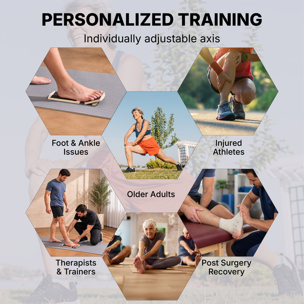 Lussora Foot & Ankle Strengthener Kit – Balance Board for Strength, Stability & Mobility